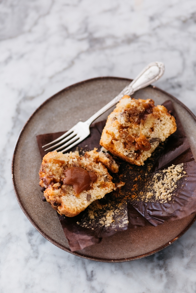 Muffin chocolate al caramelo
